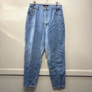 Gloria Vanderbilt High Waisted Light Wash Mom Jeans Women's Sz M 14